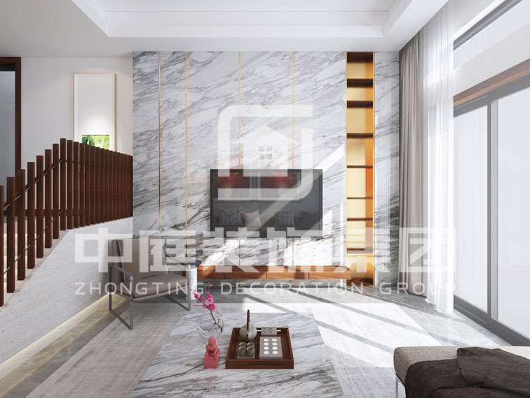 交通技师小区109平新中式风格案例